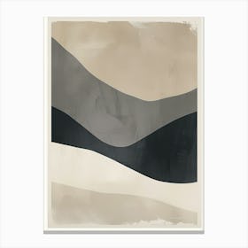 Neutral Reverie Minimalist Style Canvas Print