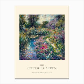 Cottage Dream Cottage Garden Poster 4 Canvas Print