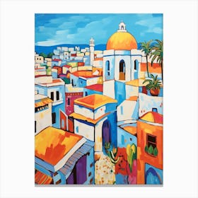 Tunis Tunisia 4 Fauvist Painting Canvas Print