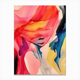 Watercolor Abstract Canvas Print