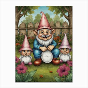 Gnomes Canvas Print