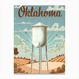 Oklahoma Water Tower Canvas Print