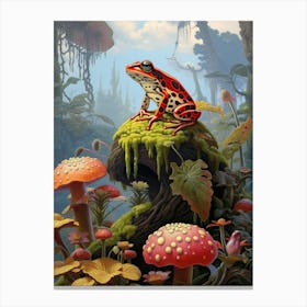 Leap Of Faith Poison Dart Frog 1 Canvas Print