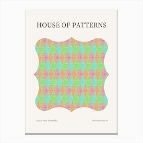 Geometric Pattern Poster 8 Canvas Print