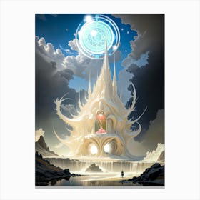 Celestial Spire Of Eternity 1 Canvas Print