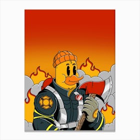 The Duckfighter Canvas Print