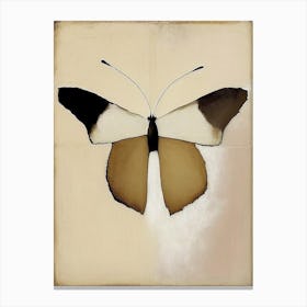 Butterfly Symbol Abstract Painting Canvas Print