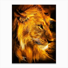 Portrait Of A Royal Canvas Print