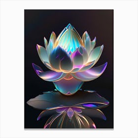 Early Lotus Holographic 1 Canvas Print