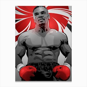 Mike Tyson Boxer Canvas Print