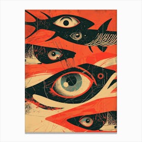 Eye Of The Fish 1 Canvas Print