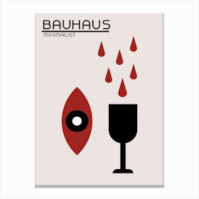 Bauhaus Minimalist 4 Leinwandbilder