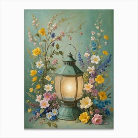 Floral Lantern 2 Canvas Print