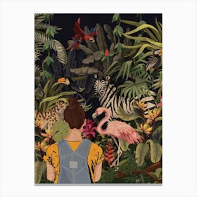 Me & The Animals Canvas Print