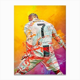 Cristiano Ronaldo Juventus 2 Canvas Print