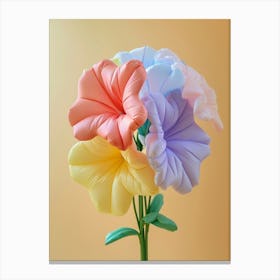 Dreamy Inflatable Flowers Petunia Canvas Print