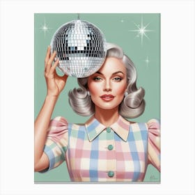 Disco Girl 2 Canvas Print