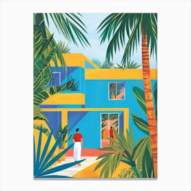 Tropical House 2 Canvas Print