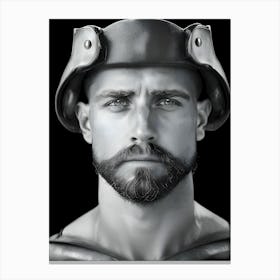 Portrait Of A Roman Soldier~Reimagined Canvas Print