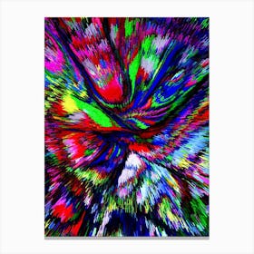 Acrylic Extruded Painting 207 Canvas Print