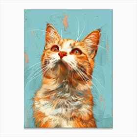 Orange Tabby Cat 12 Canvas Print