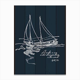 Sailor & Artist Canvas Print