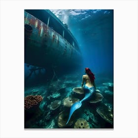 Mermaid-Reimagined 67 Canvas Print