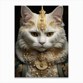 Cat In Costume Canvas Print