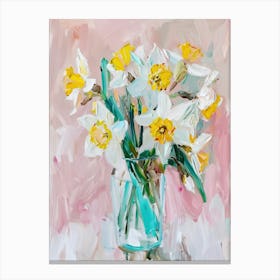 A World Of Flowers Daffodil 2 Painting Canvas Print