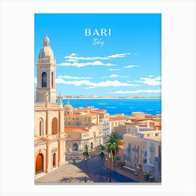 Bari Travel Italy Canvas Print