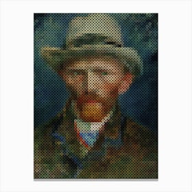 Vincent Van Gogh – Self Portrait With Grey Felt Hat Canvas Print
