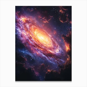 Galaxy In Space 7 Canvas Print