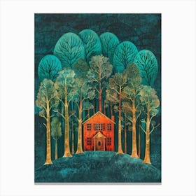 House In The Woods 7 Canvas Print