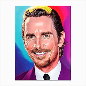 Christian Bale Pop Movies Art Movies Canvas Print