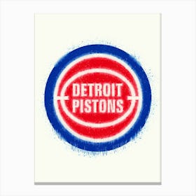 Detroit Pistons 1 Canvas Print