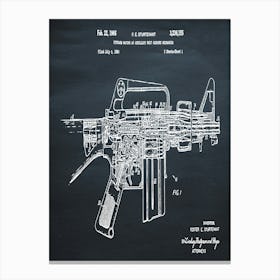 1966 Ar15 Assault Rifle Canvas Print