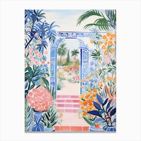 Matisse Inspired Fauvism Garden Botanical Poster Canvas Print
