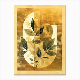 'Gold Leaf' 6 Canvas Print