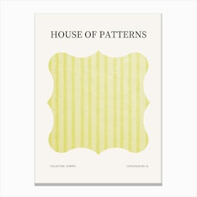 Stripes Pattern Poster 19 Canvas Print