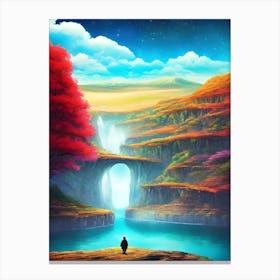 Landscape Painting, Landscape Painting, Landscape Painting 7 Canvas Print