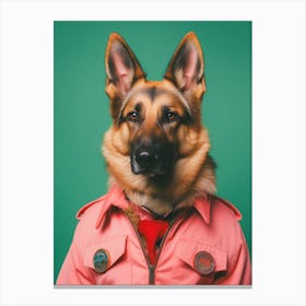 A German Shepherd Dog 2 Canvas Print