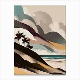 Hawaii - Abstract Minimal Boho Beach Canvas Print