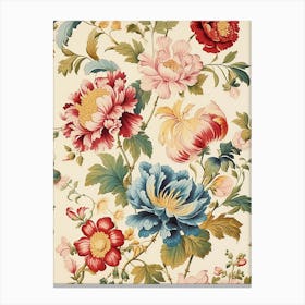 Floral Wallpaper 56 Canvas Print