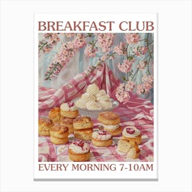 Breakfast Club Scones 1 Canvas Print