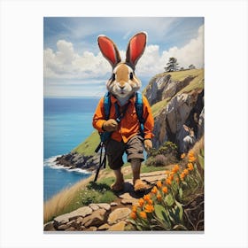 Rabbit On The Trail Canvas Print