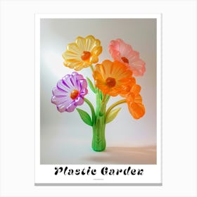 Dreamy Inflatable Flowers Poster Calendula 3 Canvas Print