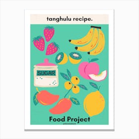 Tanghulu Recipe Canvas Print