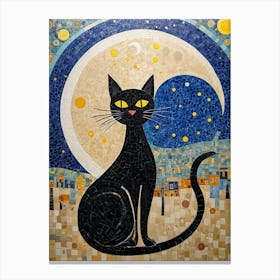 Black Cat Canvas Print