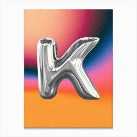 Chrome K Poster Canvas Print