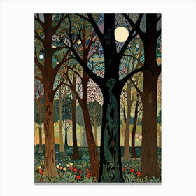 William Morris Forest Canvas Print